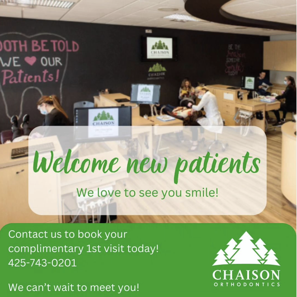 Welcome New Patients to Chaison Orthodontics in Everett, WA